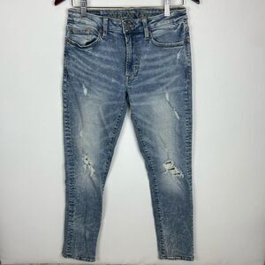 American Eagle Slim Distressed Ripped Jeans